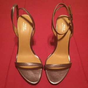 Polo by Ralph Lauren "RAE" high heeled sandals.